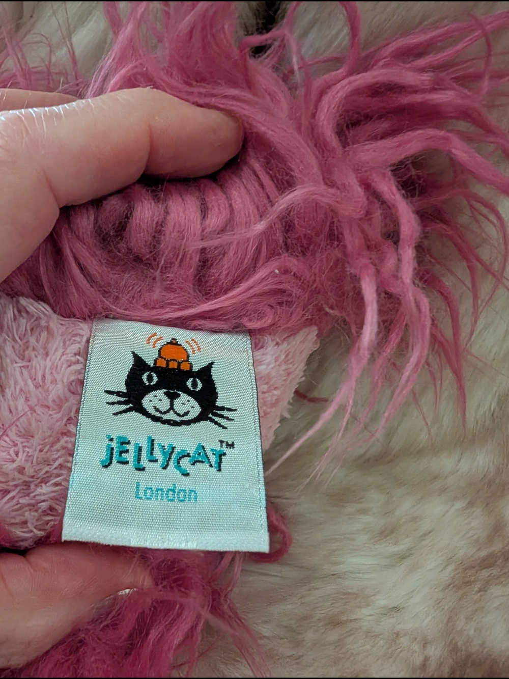 Jellycat Fenella Flamingo Fluffy Plush Toy - Picture 4 of 10